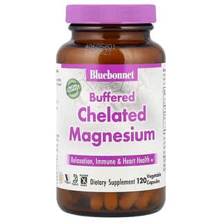 Bluebonnet Nutrition Buffered Chelated Magnesium, 120 Veg Capsules