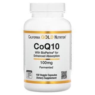 California Gold Nutrition CoQ10 Ubiquinone, 100 mg, 150 Veggie Capsules
