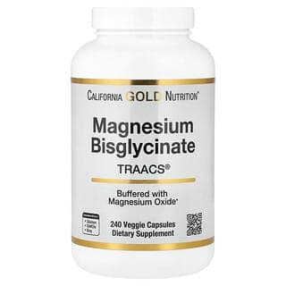 California Gold Nutrition Magnesium Bisglycinate Chelate, 240 Veggie Capsules