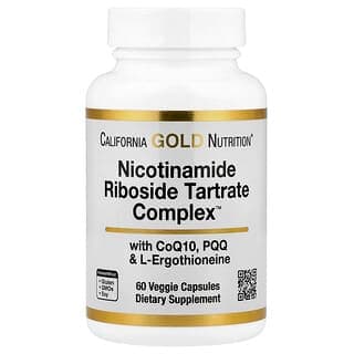 California Gold Nutrition Nicotinamide Riboside Tartrate Complex, 60 Veg Capsules