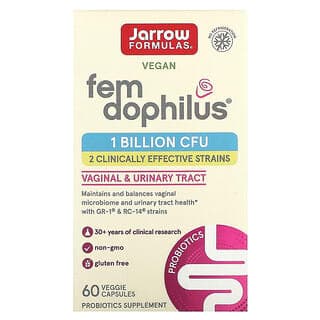 Jarrow Formulas Fem Dophilus, 1 Billion CFU, 60 Veg Capsules