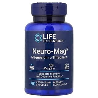 Life Extension Neuro-Mag Magnesium L-Threonate, 90 Vegetarian Capsules