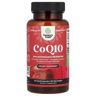 Nature's Craft CoQ10 Liquid Capsules, 60 Count