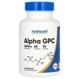 Nutricost Alpha GPC Capsules 300mg, 60 Count