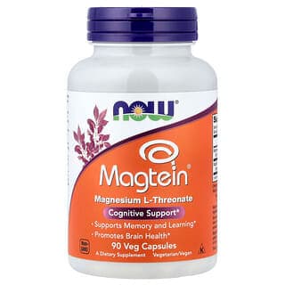 NOW Foods Magtein, 90 Veg Capsules