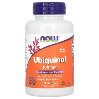 NOW Foods Ubiquinol 100 mg, 120 Softgels