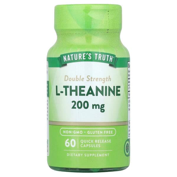Nature's Truth L-Theanine 200 mg, 60 Capsules