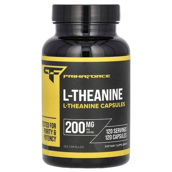 Primaforce L-Theanine 200mg, 120 Capsules