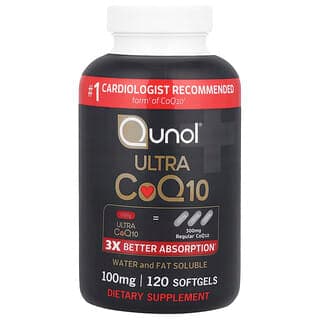 Qunol Ultra CoQ10 100mg, 120 Softgels