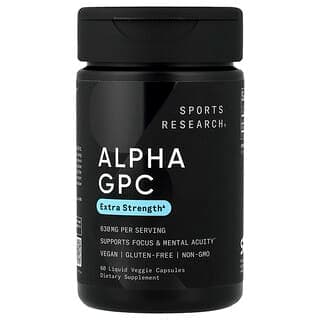 Sports Research Alpha-GPC, 60 Liquid Veggie Capsules