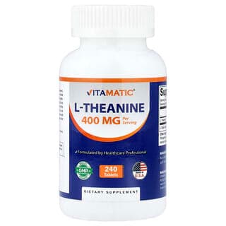 Vitamatic L-Theanine 200mg Tablets, 240 Count