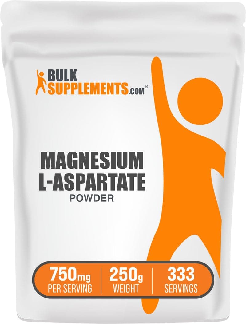 BulkSupplements Magnesium L-Aspartate Powder, 250g