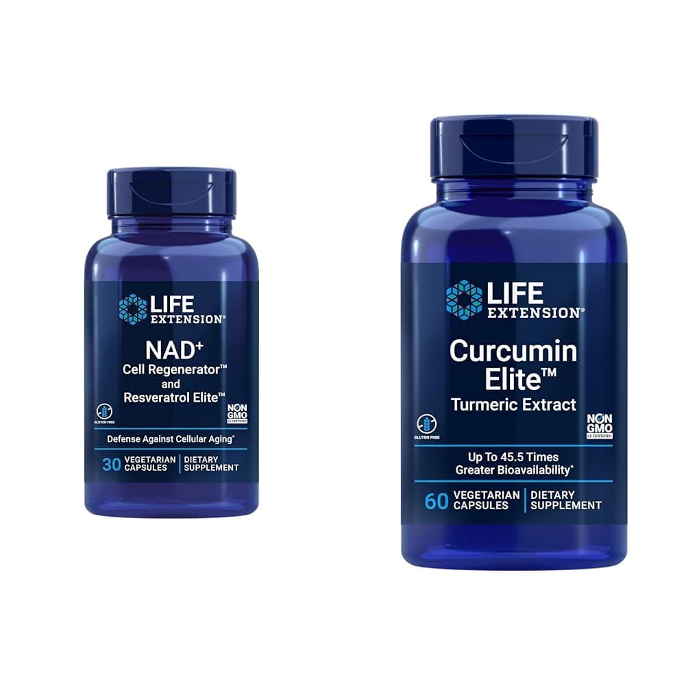 Life Extension NAD+ Cell Regenerator and Resveratrol Elite