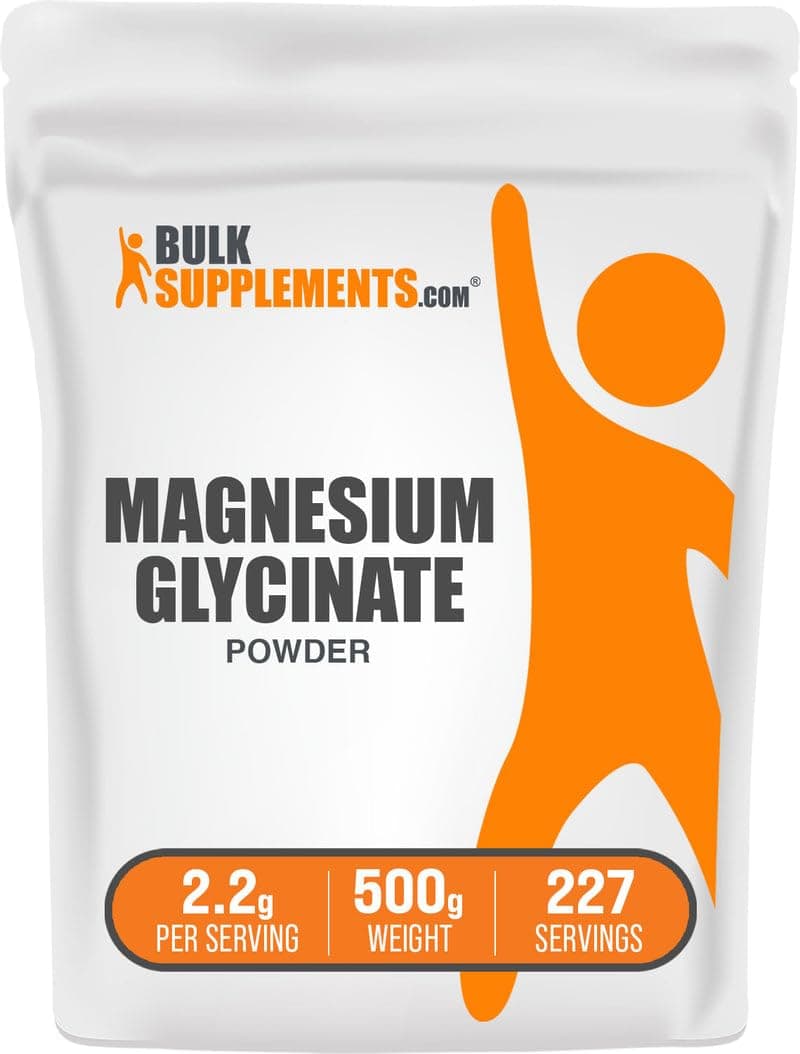 BulkSupplements Magnesium Glycinate Powder, 500g
