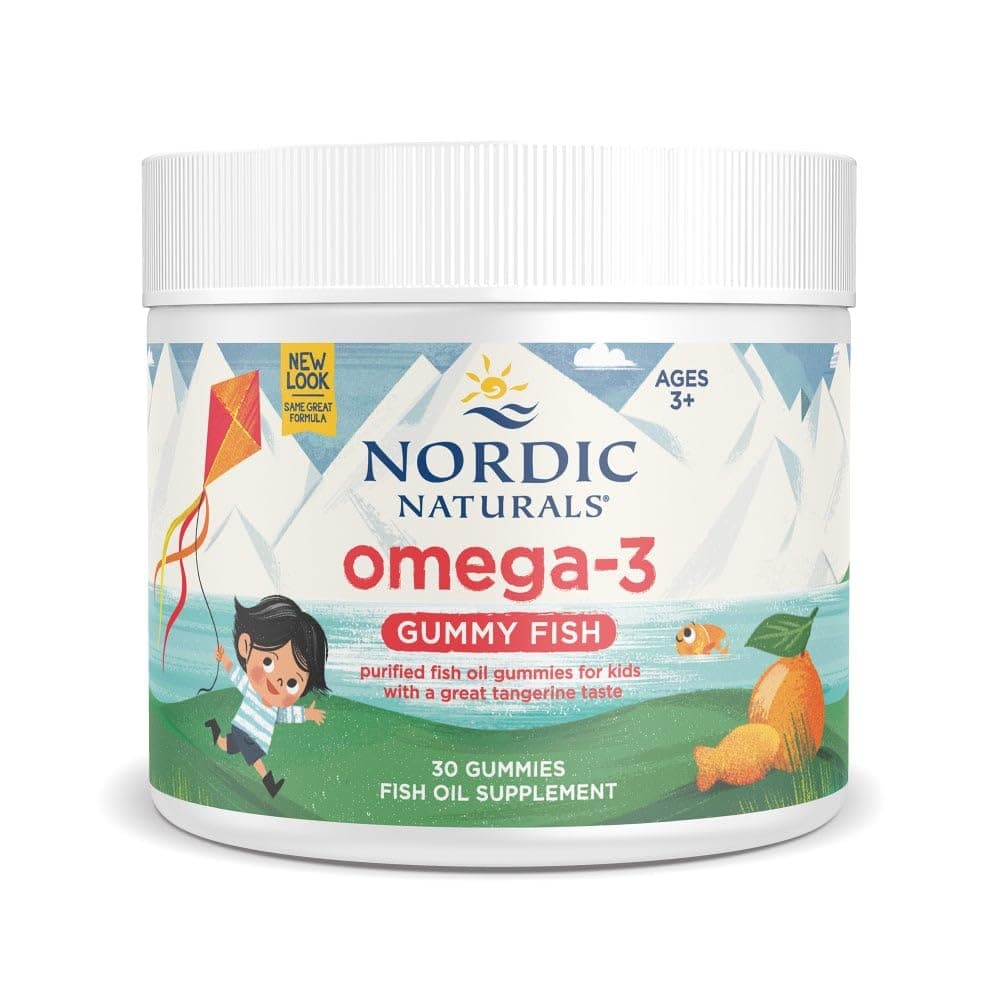 Nordic Naturals Nordic Omega-3 Gummy Fish, Tangerine - 30 Count