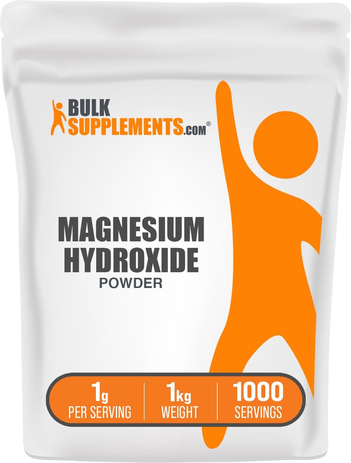 BulkSupplements Magnesium Hydroxide Powder, 1kg