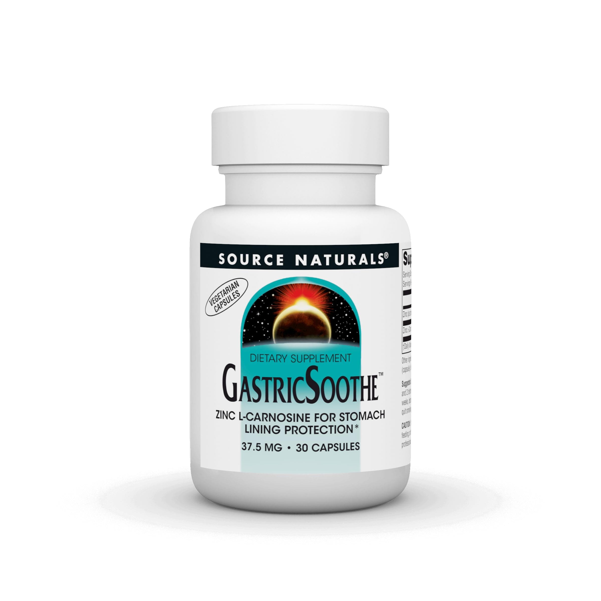 Source Naturals GastricSoothe Zinc L-Carnosine, 30 Veggie Caps