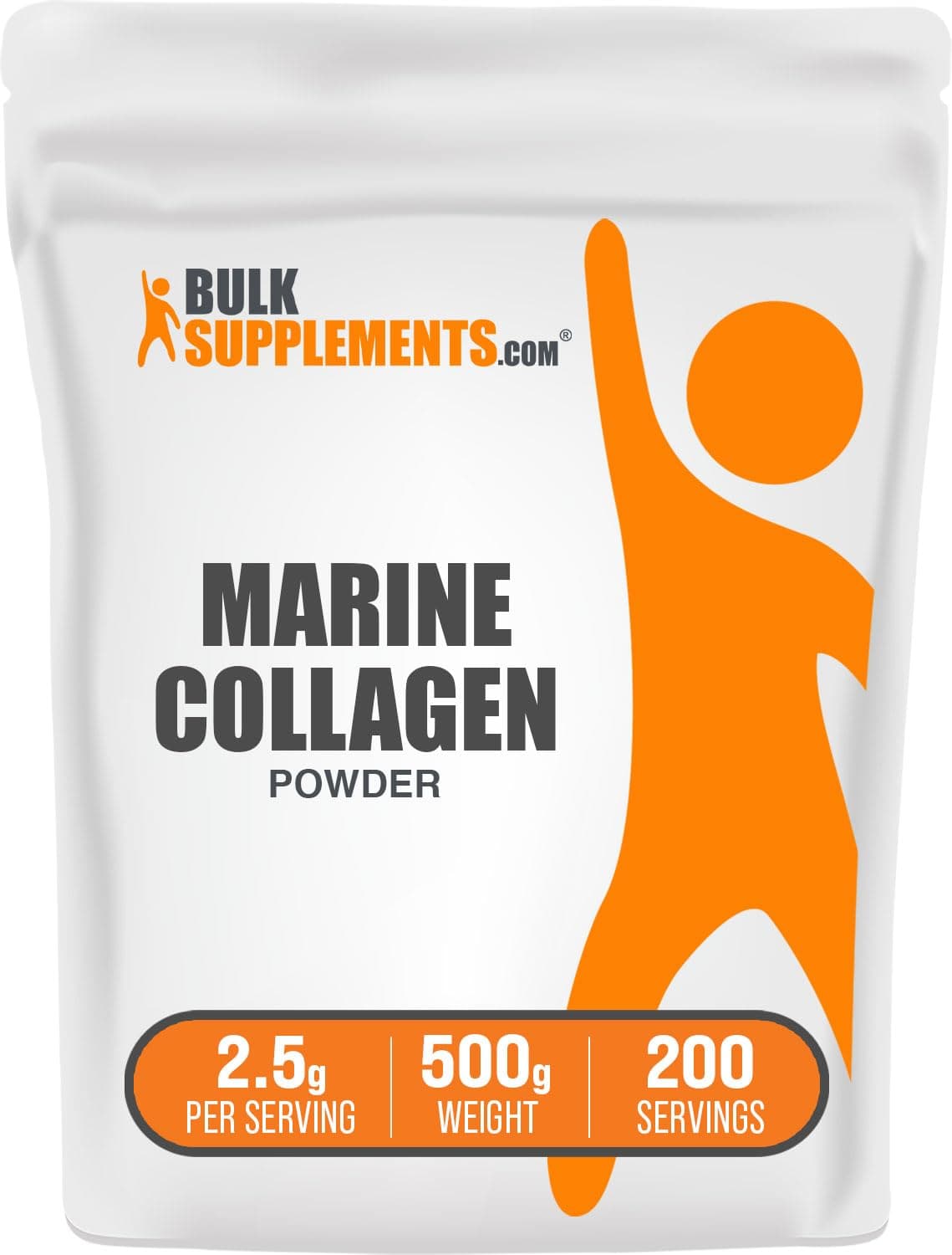 BulkSupplements Marine Collagen Powder, 500g
