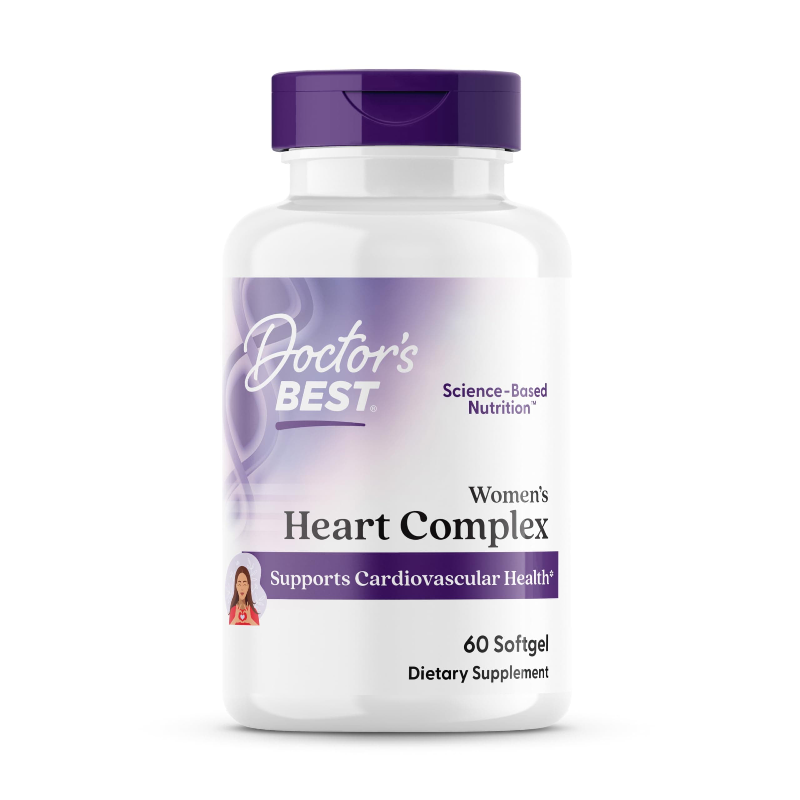 Doctors Best Womens Heart Complex with K2 + CoQ10, 60 Softgels