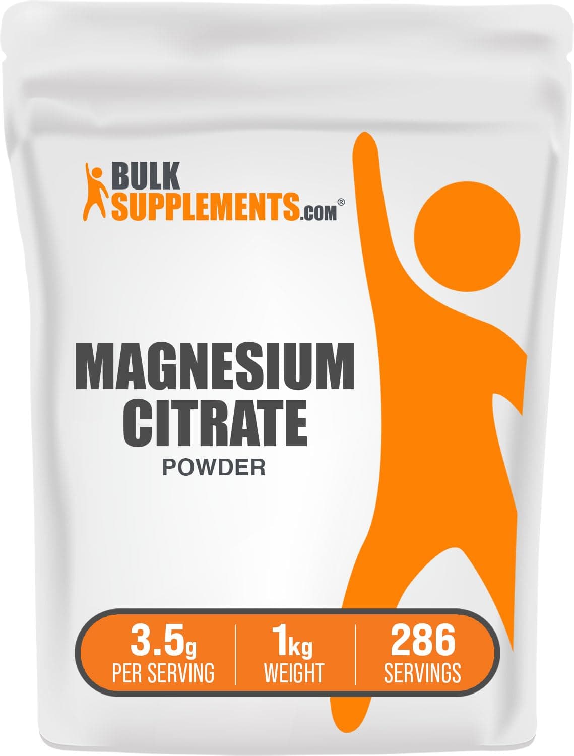 BulkSupplements Magnesium Citrate Powder, 1kg