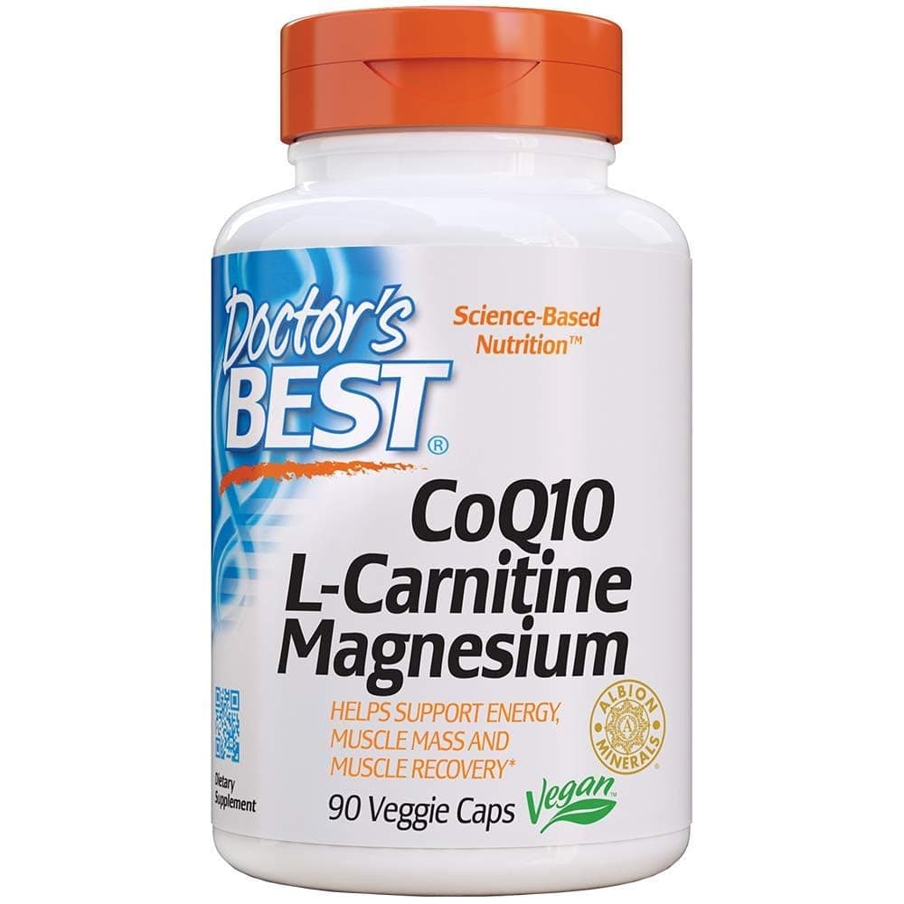 Doctor's Best CoQ10/L-Carnitine/Magnesium Blend, Veggie Caps, 90 Count