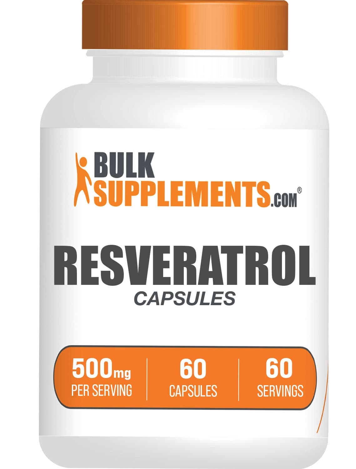 BulkSupplements Resveratrol Capsules, 60 Count