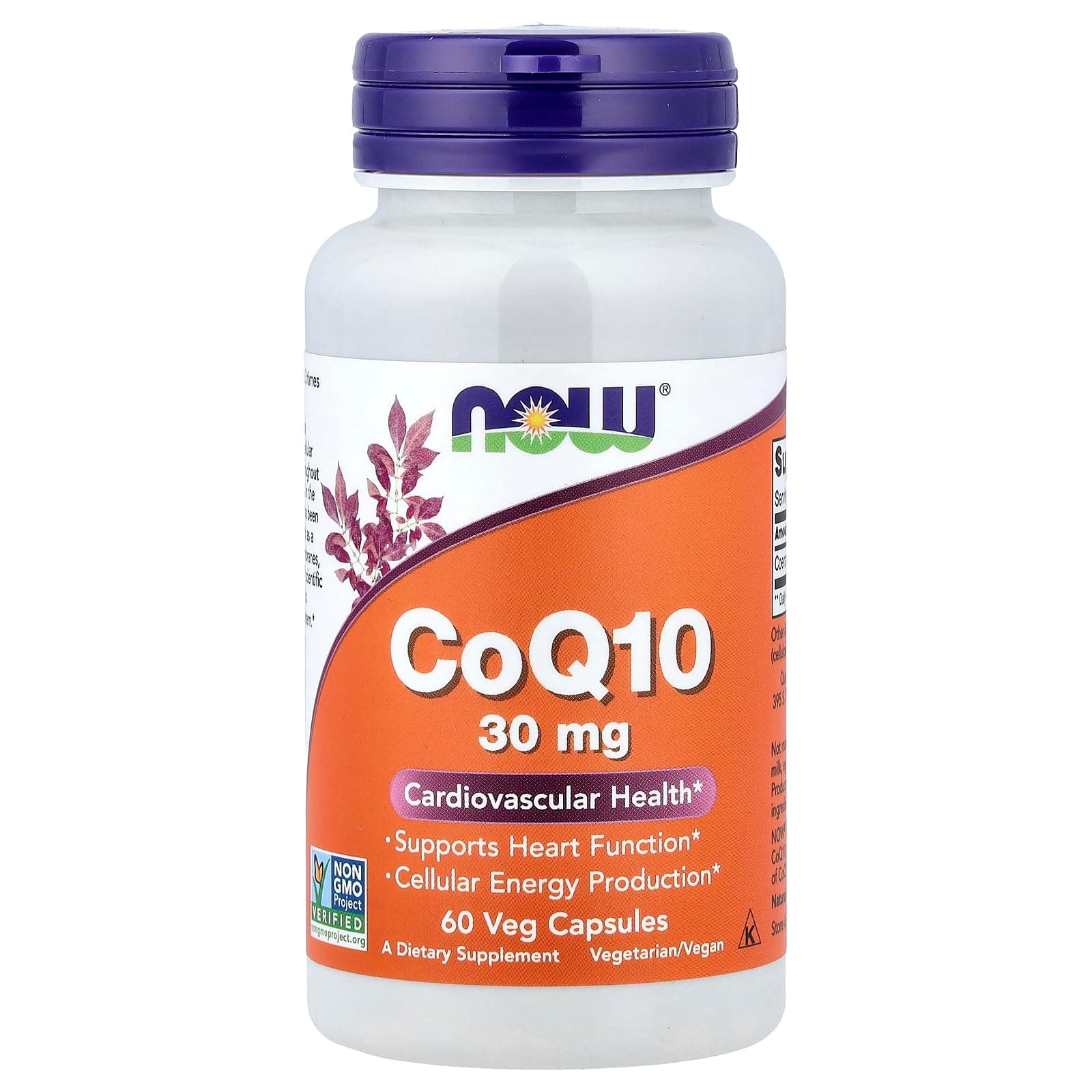 NOW Foods CoQ10, 30mg, 60 Capsules