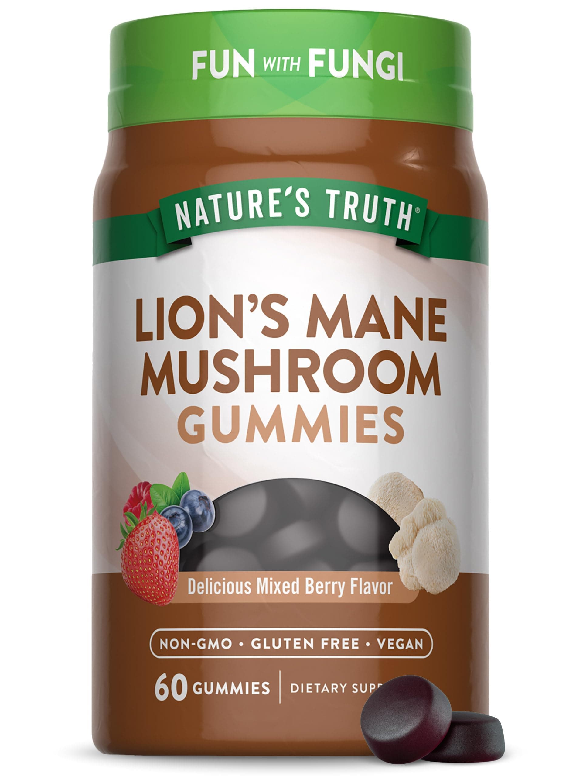 Nature's Truth Lion's Mane Gummies, 60 Count