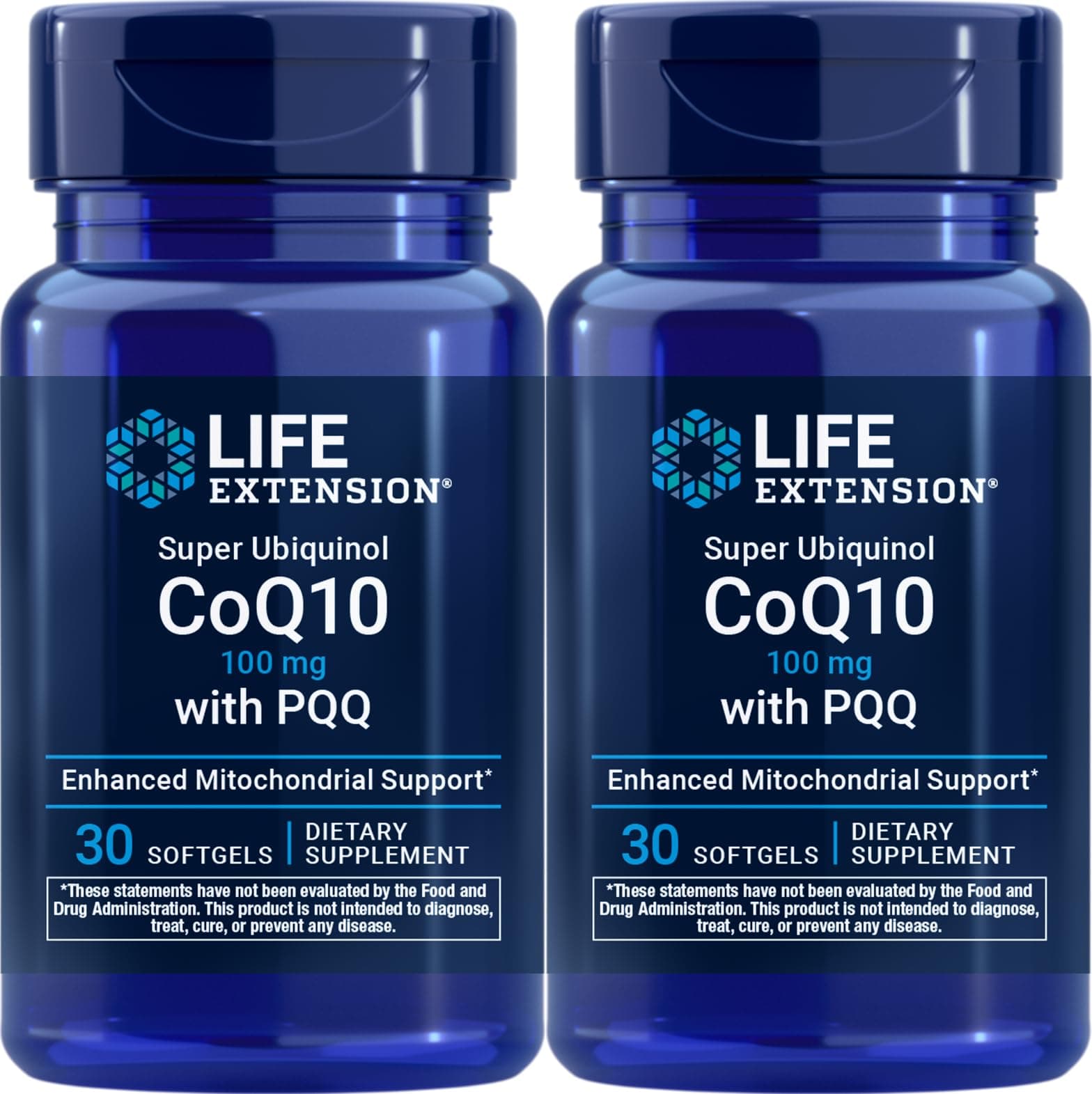 Life Extension Super Ubiquinol CoQ10 with PQQ, 30 Softgels