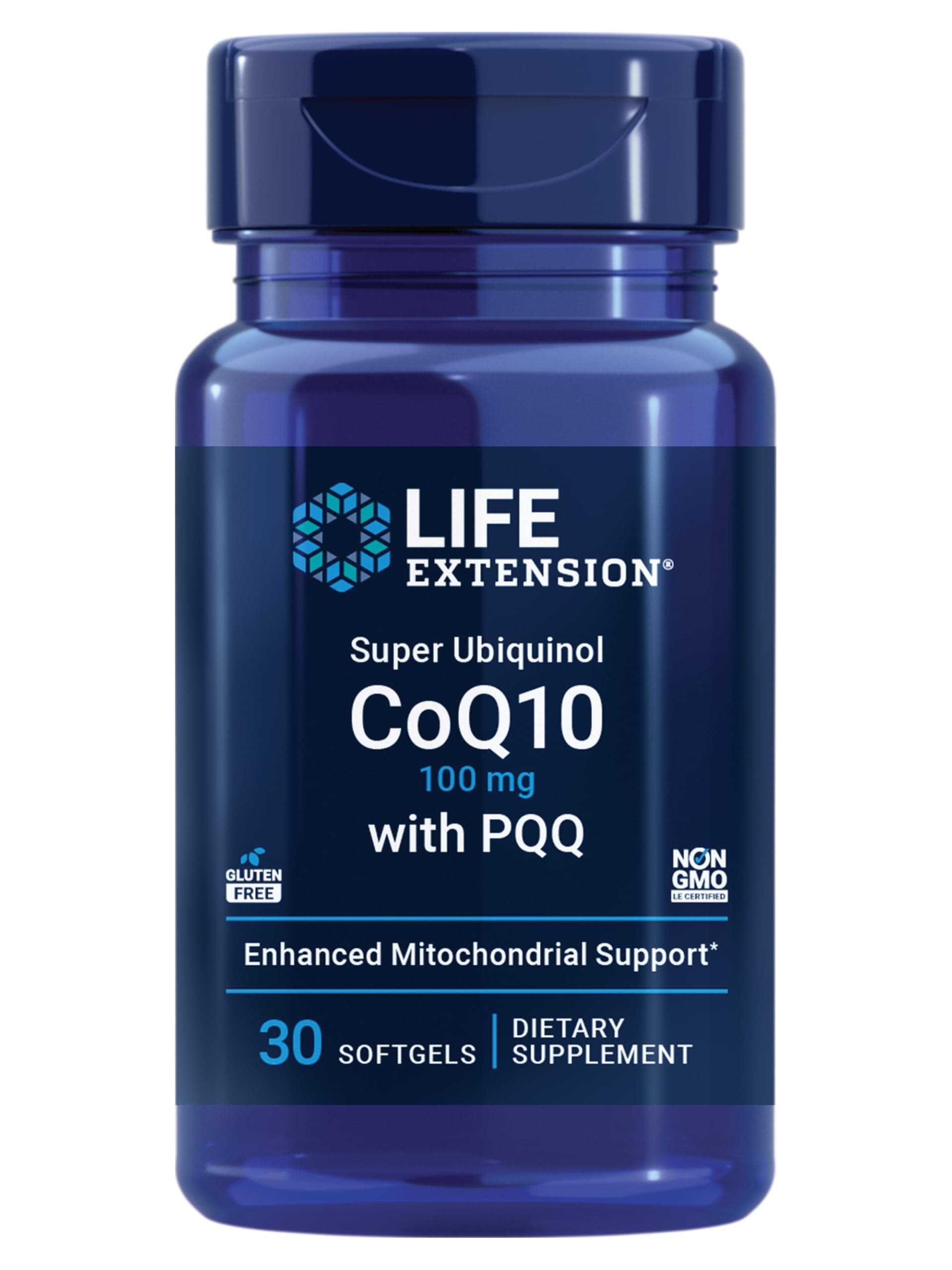 Life Extension Super Ubiquinol CoQ10 with PQQ, 100 mg, 30 Softgels